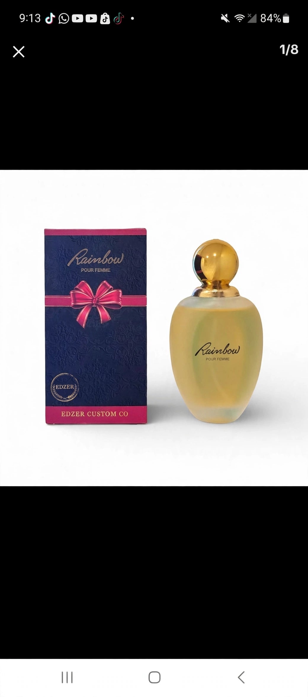 EDZER | Rainbow Pour Femme - 100ml Eau de Parfum