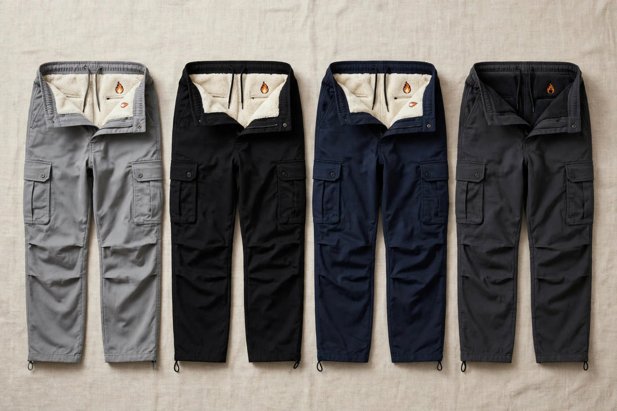 EDZER CUSTOM CO - Pantalon Cargo WARM Polaire Hiver - 4 Couleurs